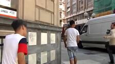 Tres de los acusados de la violación grupal en Bilbao, identificados por el robo de un móvil