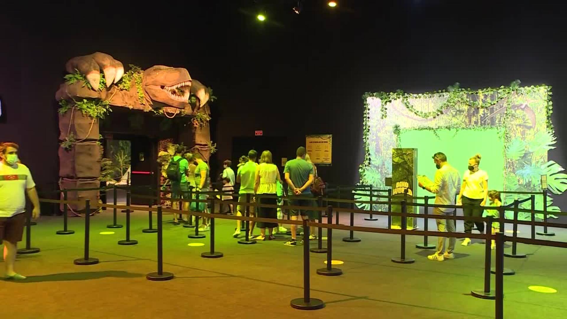 &#039;Dino World&#039; exhibe una colección de dinosaurios animados en IFEMA