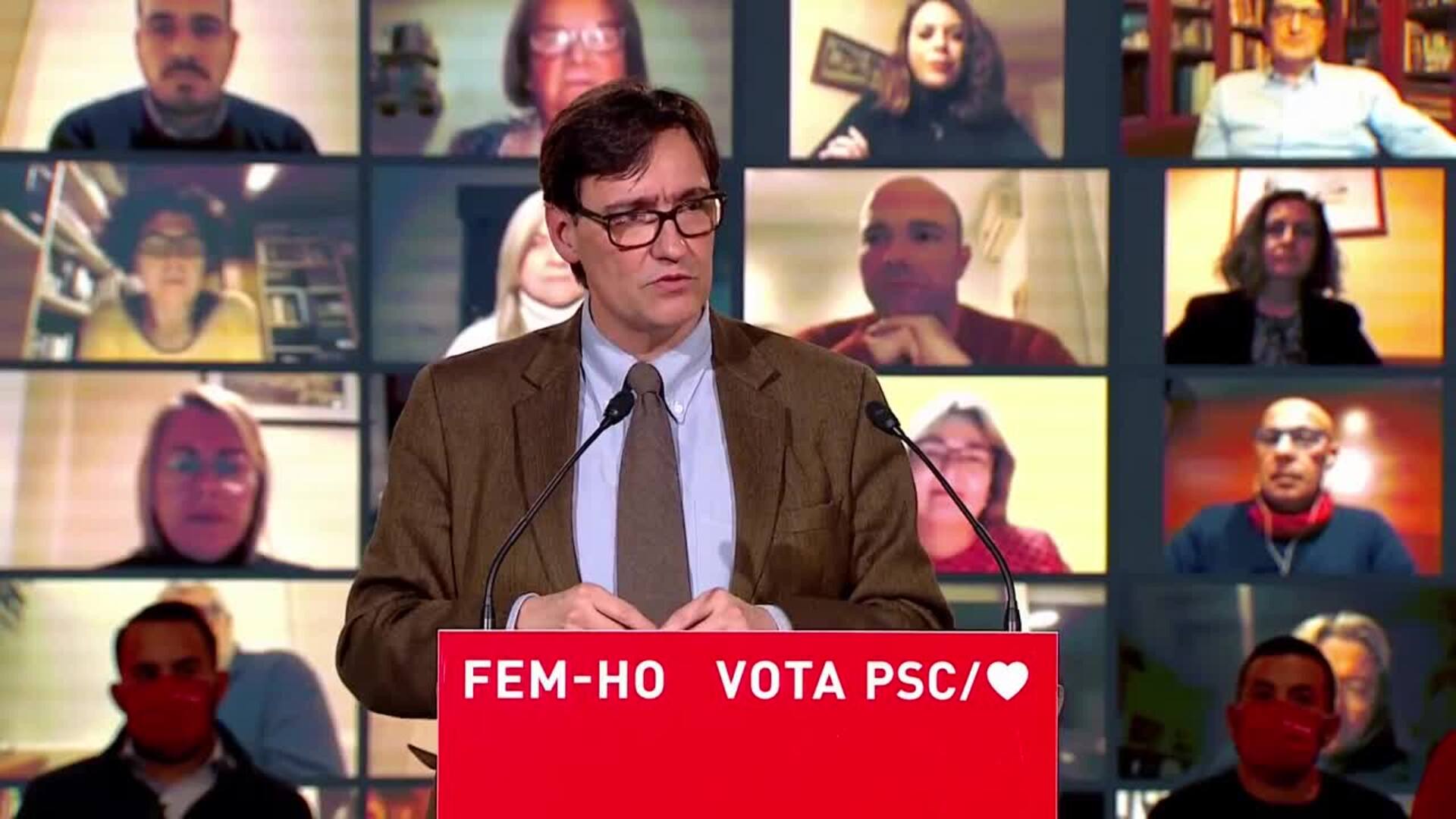 Illa pide el voto para que Cataluña tenga presidente &quot;a la altura del cargo&quot;