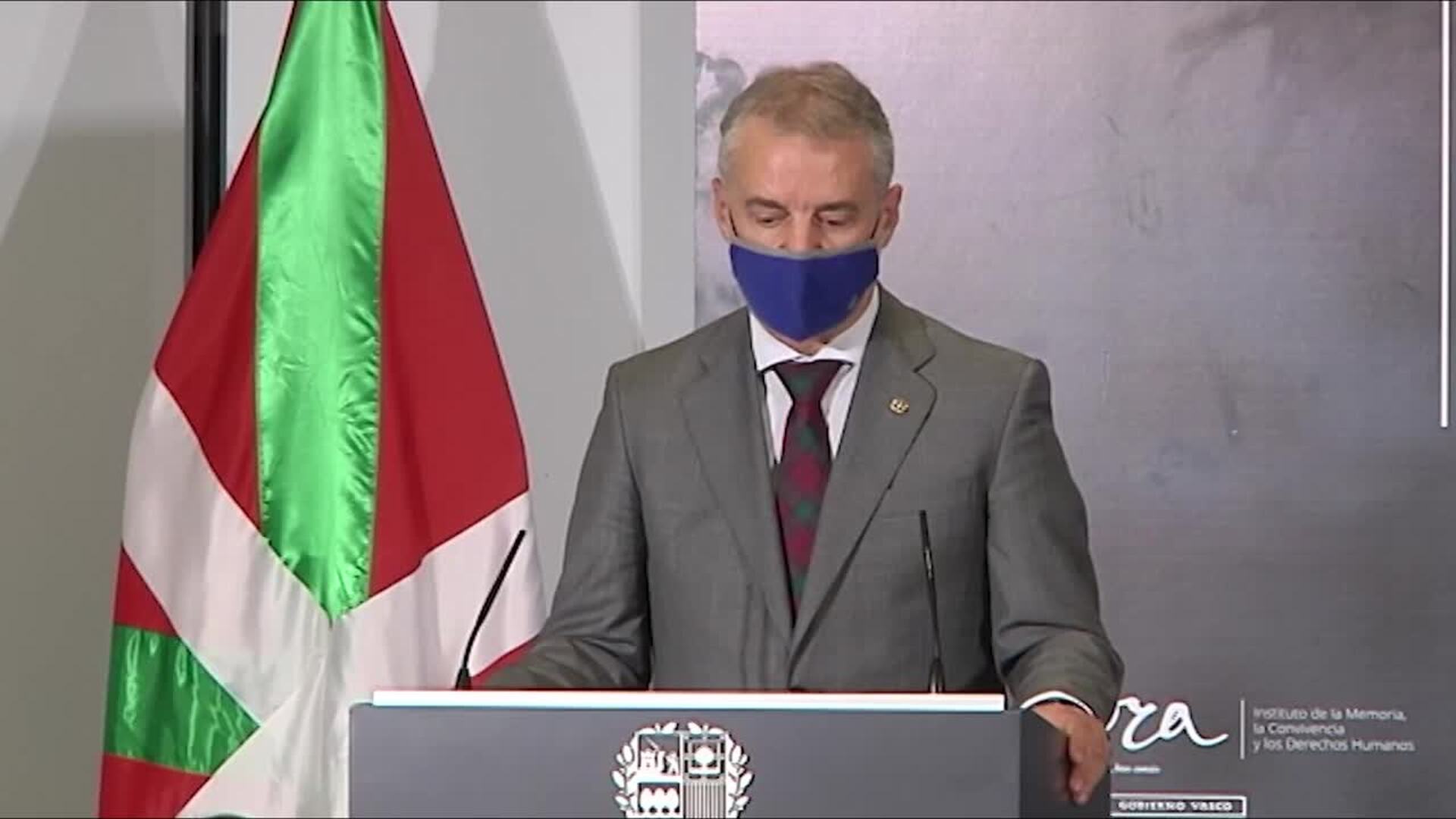 Urkullu pide una &quot;valoración crítica&quot; de la violencia para un &quot;futuro honesto&quot;