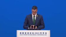 Sánchez presume de que España es «un socio fiable» y pide apertura a China para «no obligar a Occidente a replegarse sobre sí mismo»