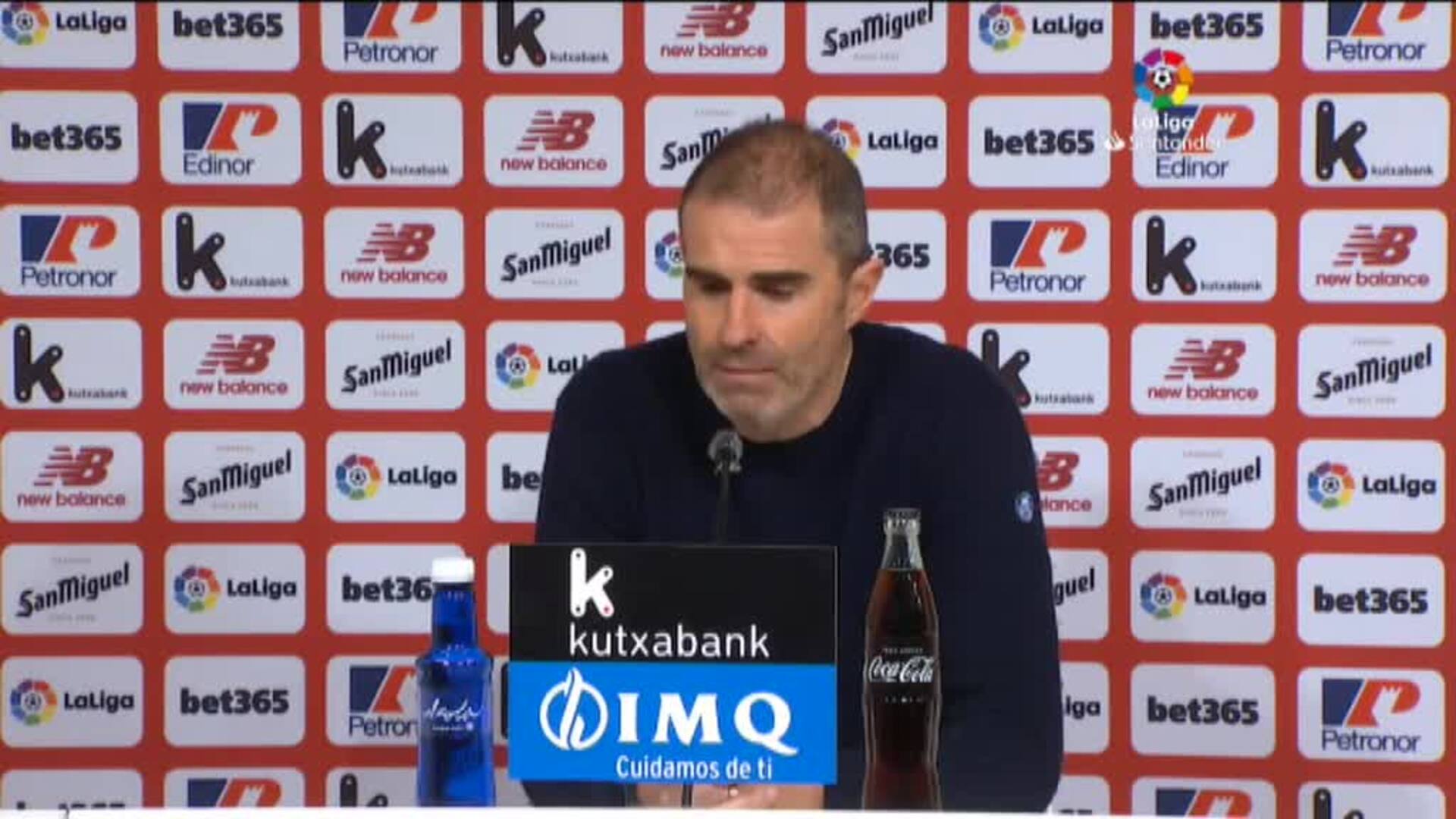 Garitano, minutos antes de su destitución: &quot;Yo lo que quiero es que gane el Athletic, esté yo o no&quot;