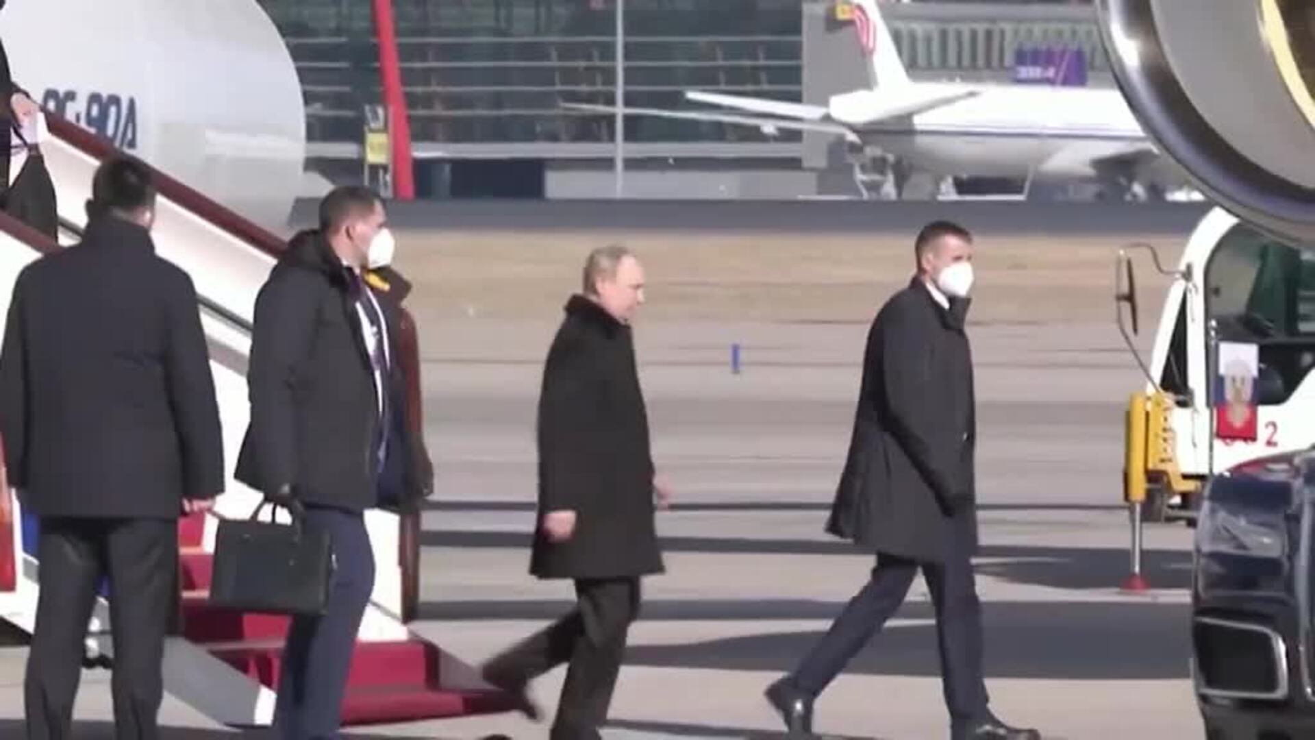 Putin llega a China en plena tensión con Ucrania y EEUU