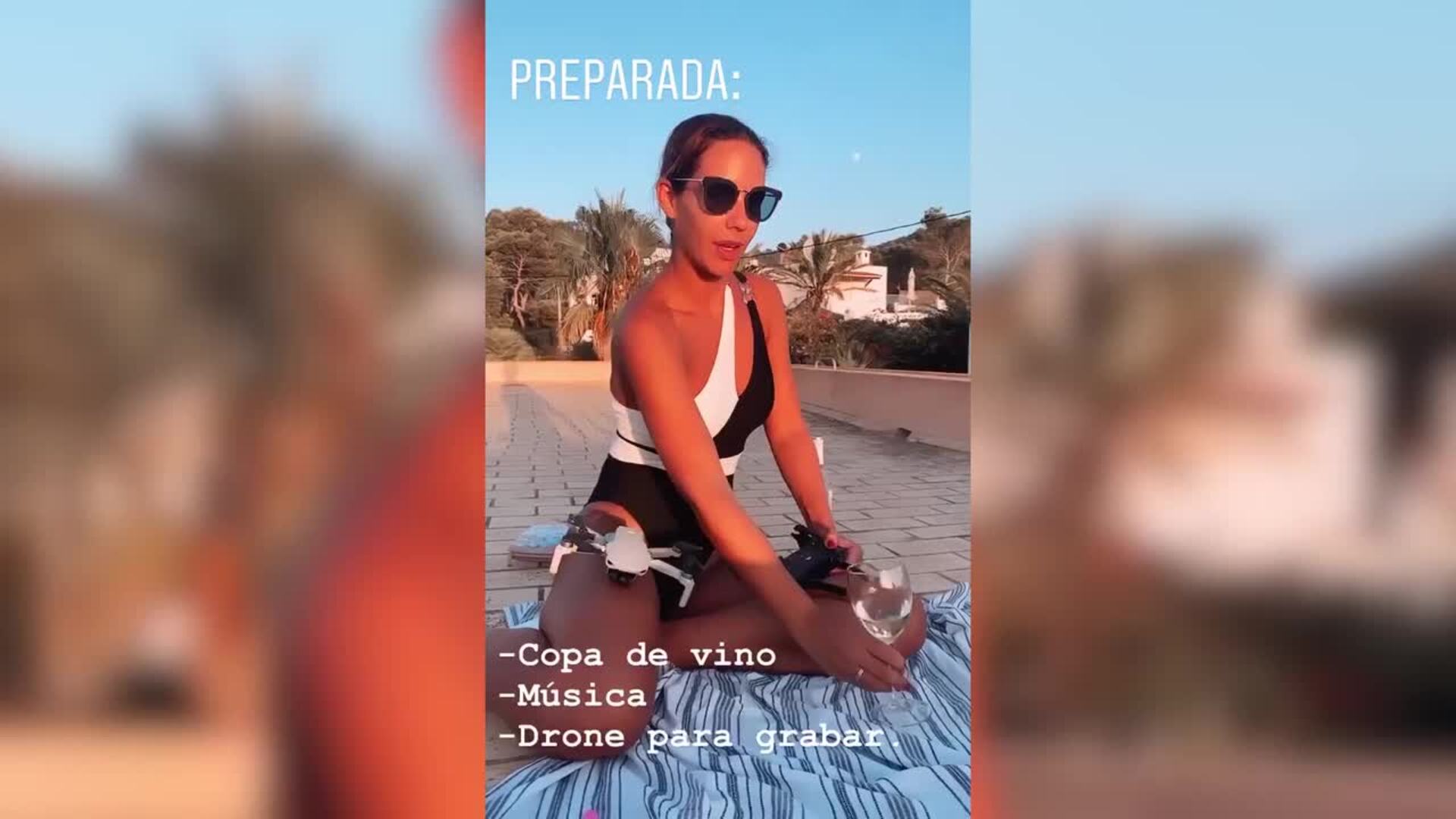 Tamara Gorro pone fin a sus vacaciones en Ibiza