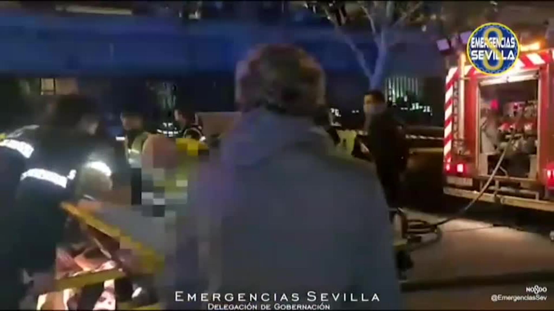 Incendio en la noche de Reyes en una residencia de Sevilla: una mujer fallecida y 18 residentes ingresados, 5 graves