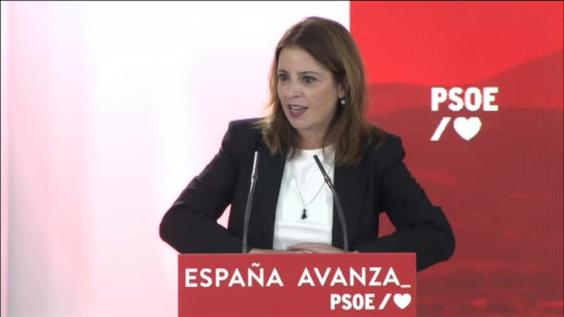Adriana Lastra afirma que la convención del PP ha servido para insultar hasta al papa: &quot;No les ha quedado nadie&quot;