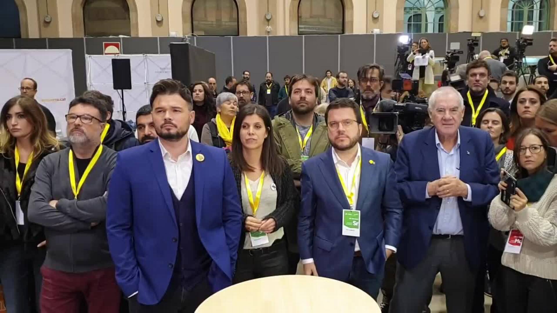 ERC sigue los sondeos en la Estació del Nord