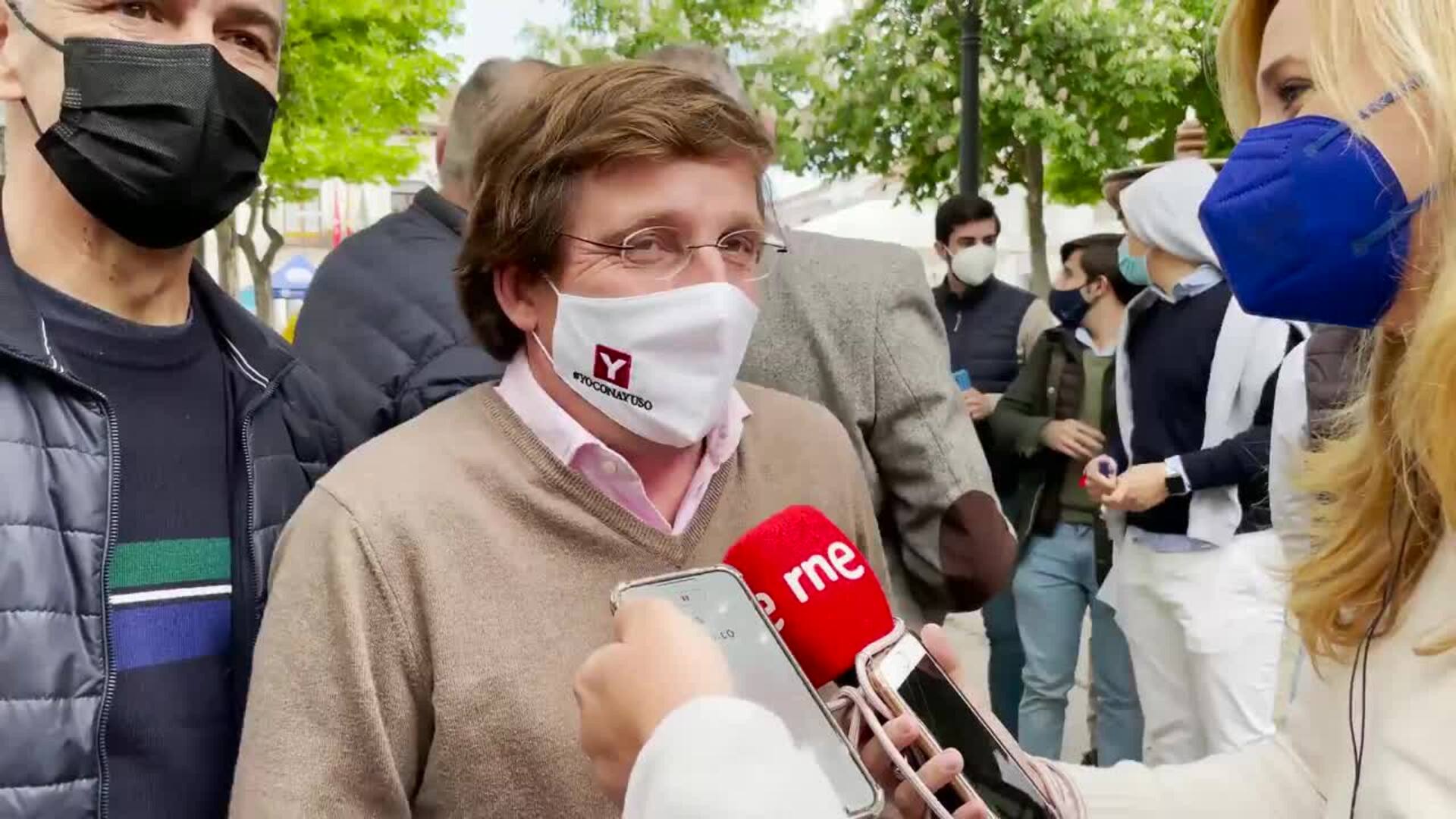 Almeida, sobre la presencia de ministros en la concentración: &quot;Protestan contra ellos mismos&quot;