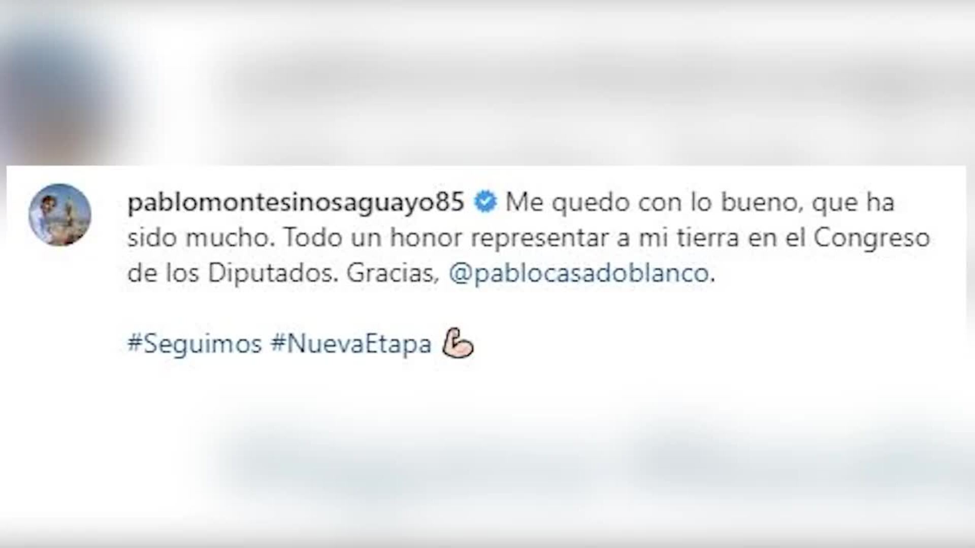 Montesinos renuncia formalmente a su escaño en el Congreso