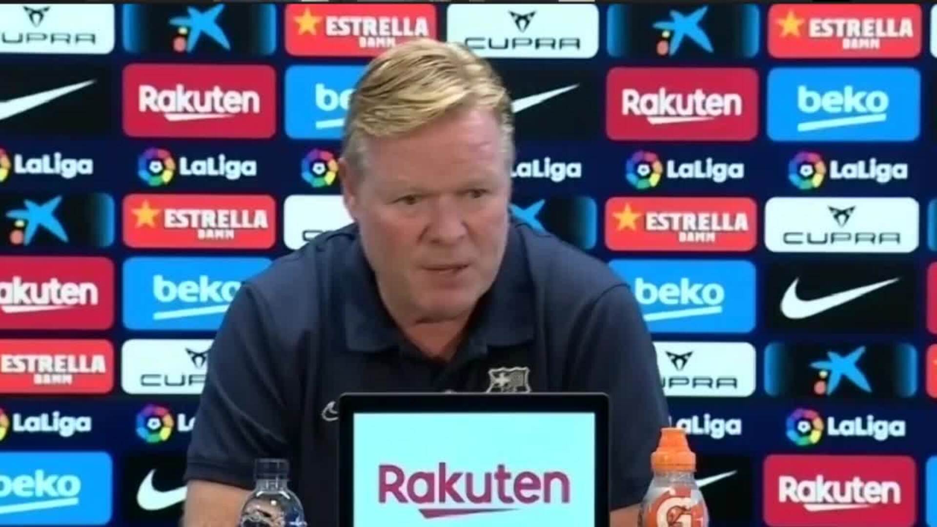 Koeman: &quot;Umtiti y Pjanic tienen muy complicado tener minutos&quot;