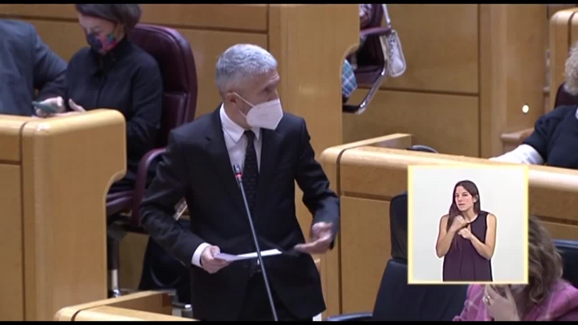 Marlaska niega &quot;filtraciones&quot; de la Guardia Civil sobre independentistas catalanes