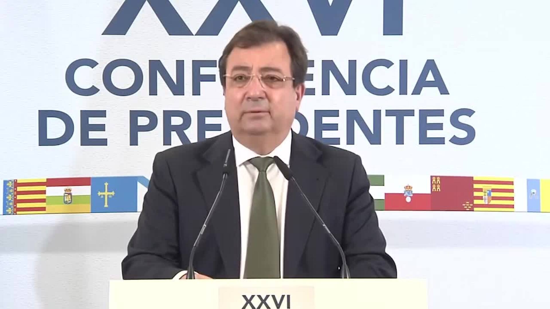 Vara destaca la &quot;unidad&quot; entre los presidentes en cuestiones esenciales
