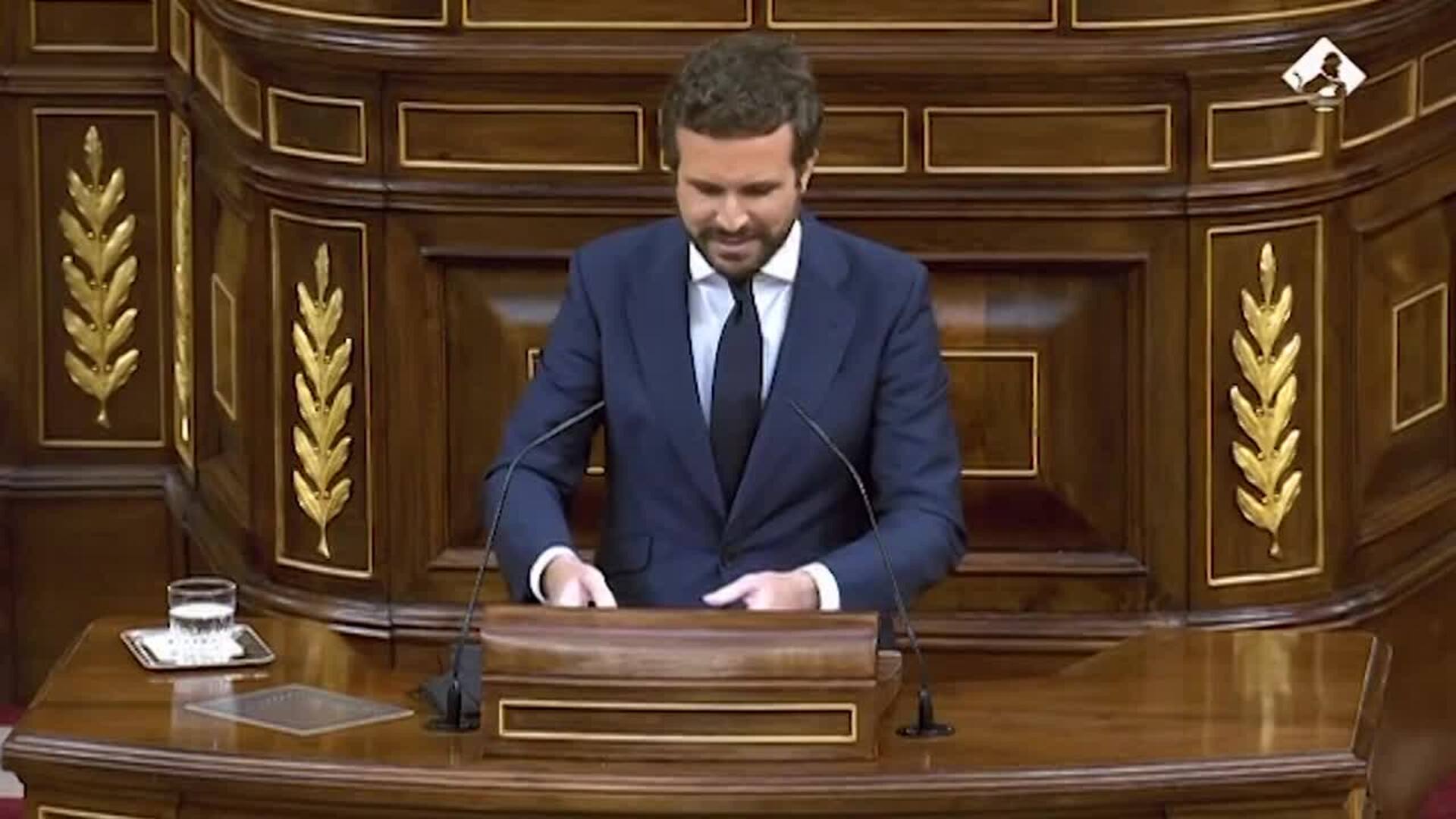 Casado dice que Rufián es el &quot;jefe&quot; de Sánchez