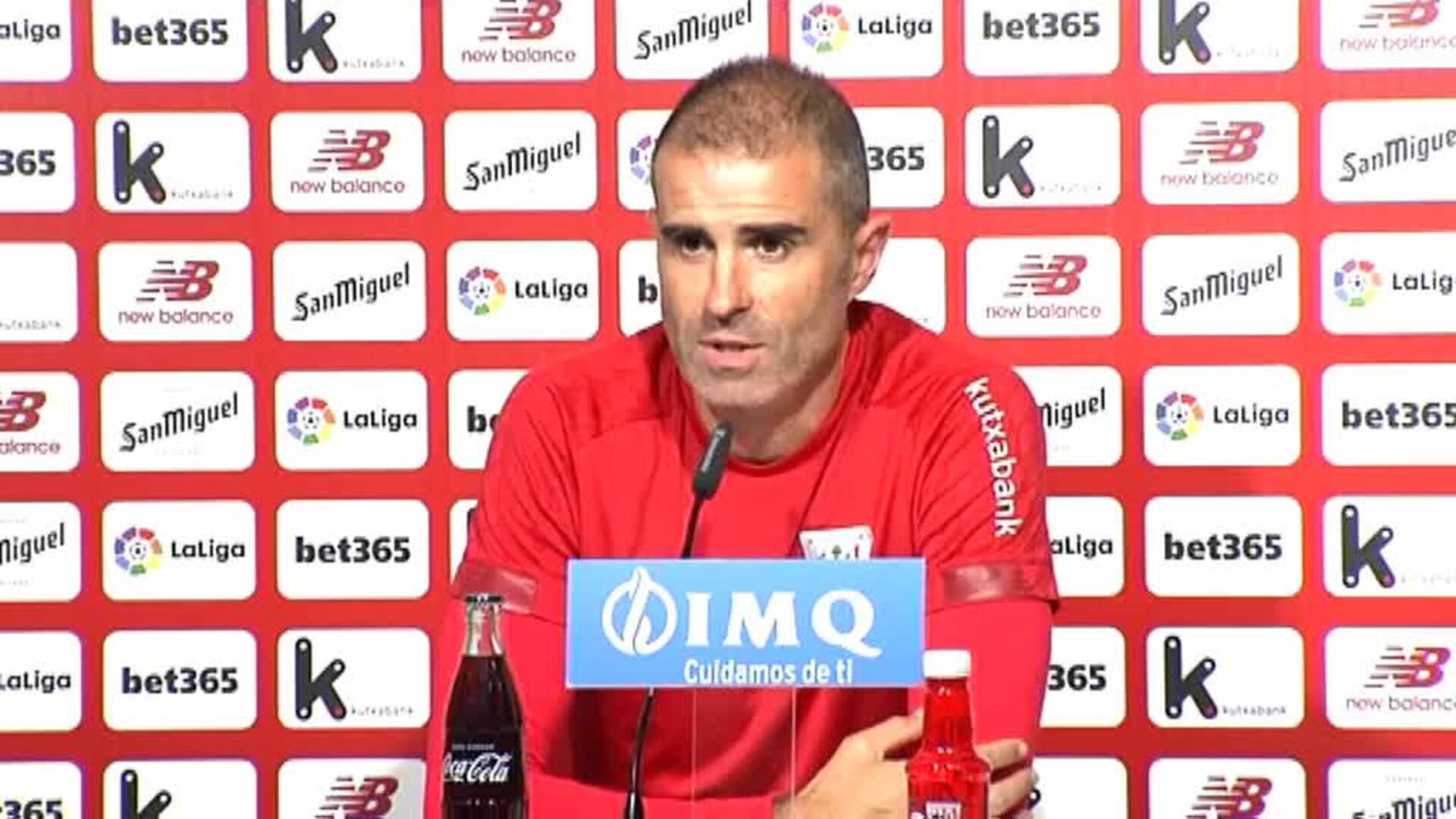 Garitano: &quot;No estamos en la situación de Madrid, Atleti y Barça de tener que ganar constantemente&quot;