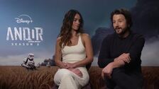 Los actores Diego Luna y Adria Arjona nos comparten un poco de la última temporada de Andor