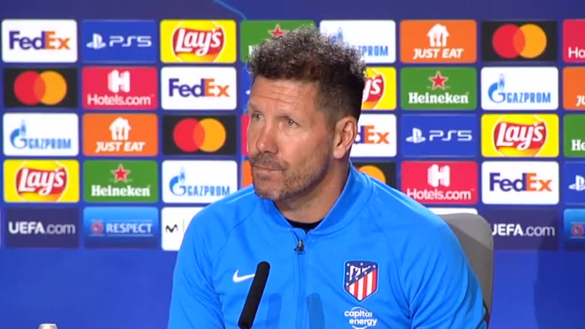 El Atlético ultima detalles en el Metropolitano antes de recibir al United