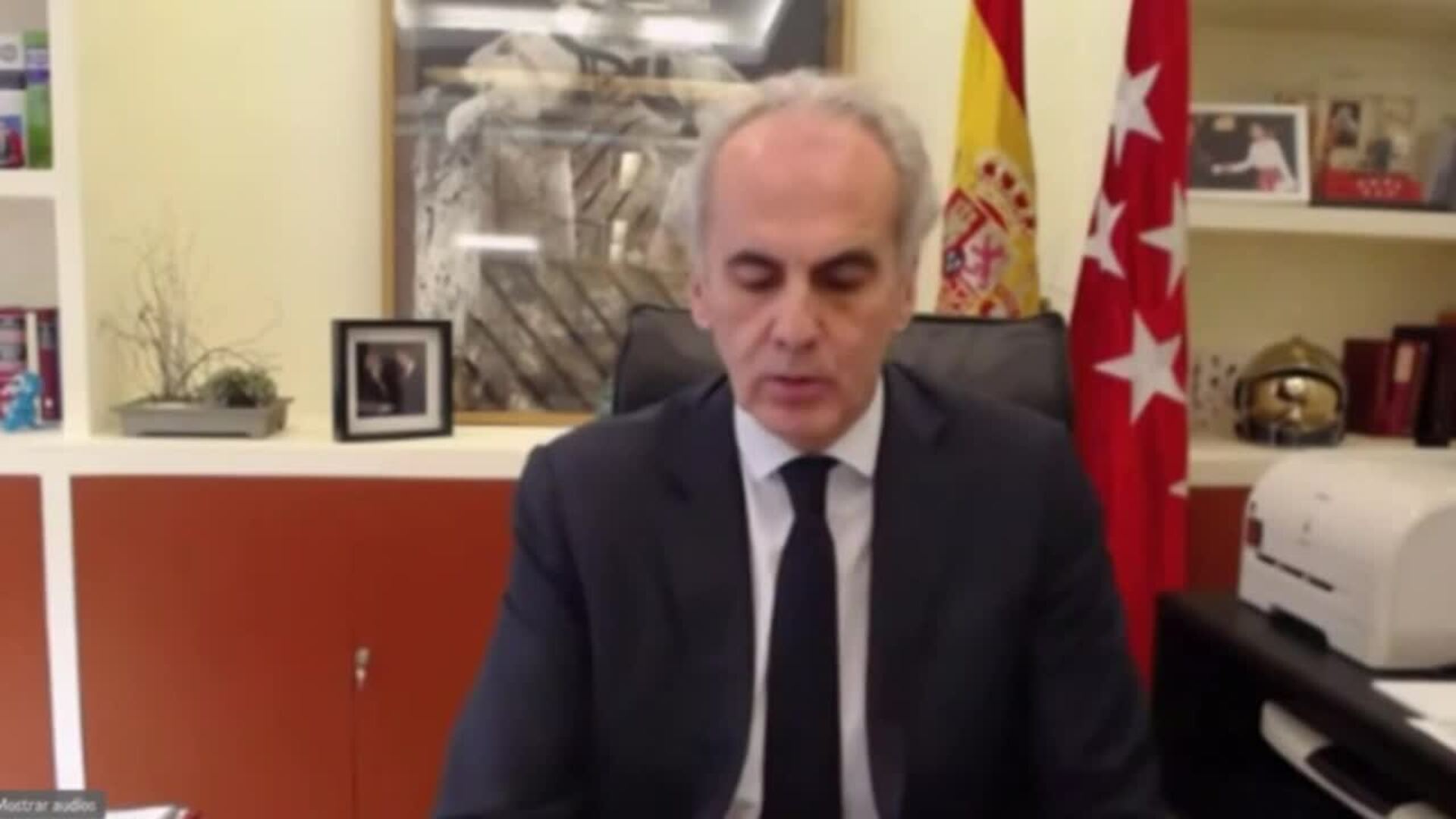 Escudero estima que más de 300.000 madrileños se han visto afectados