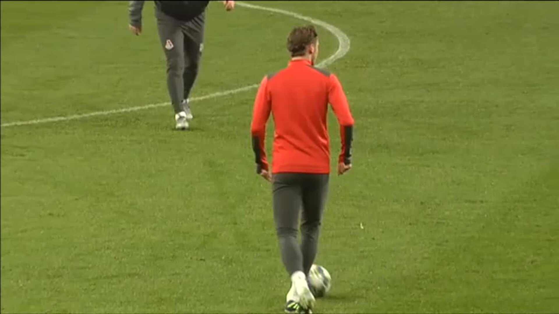 El Lokomotiv ya ha entrenado en el Wanda Metropolitano