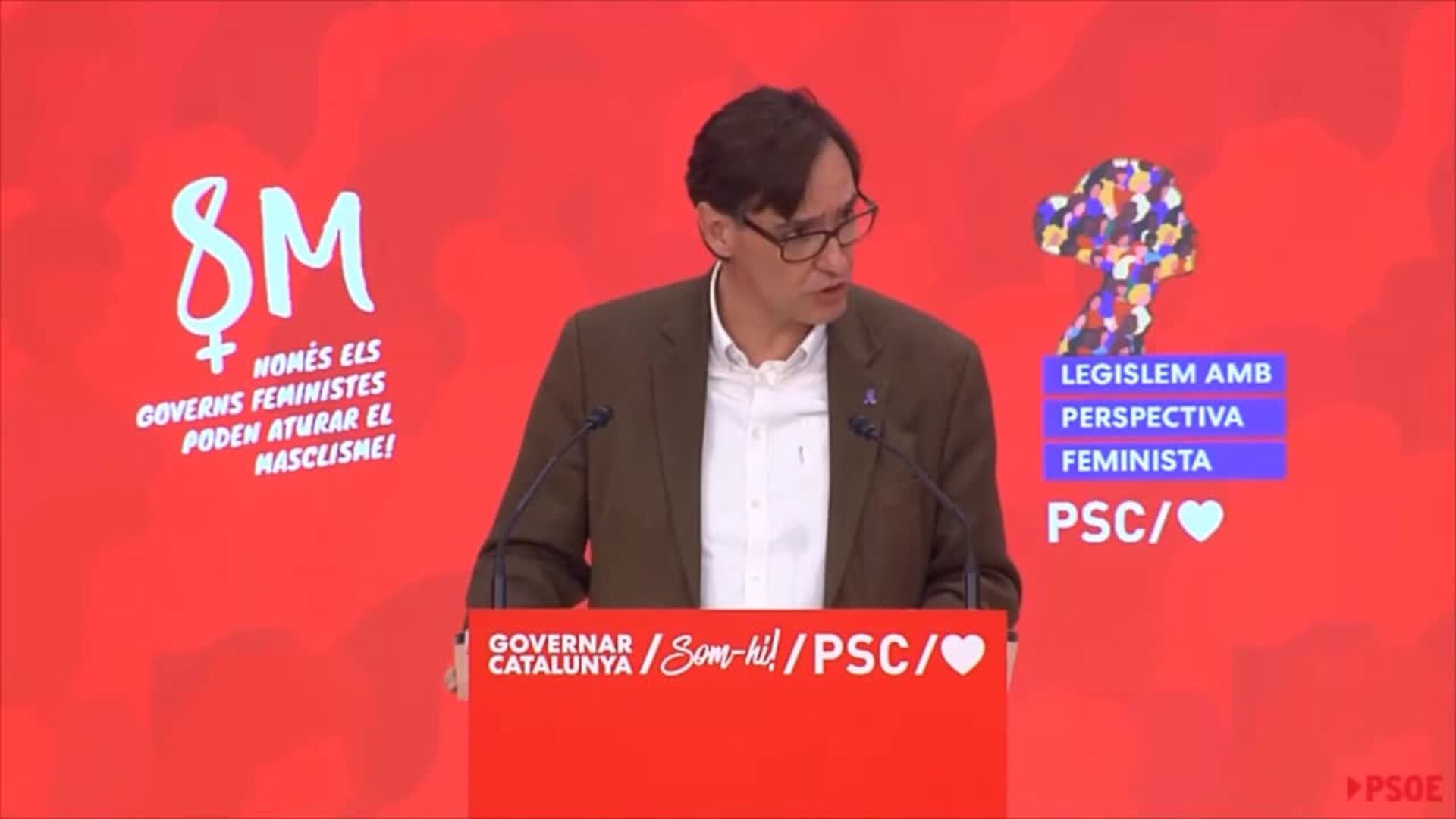 Illa avisa de partidos antifeministas y reclama tolerancia cero