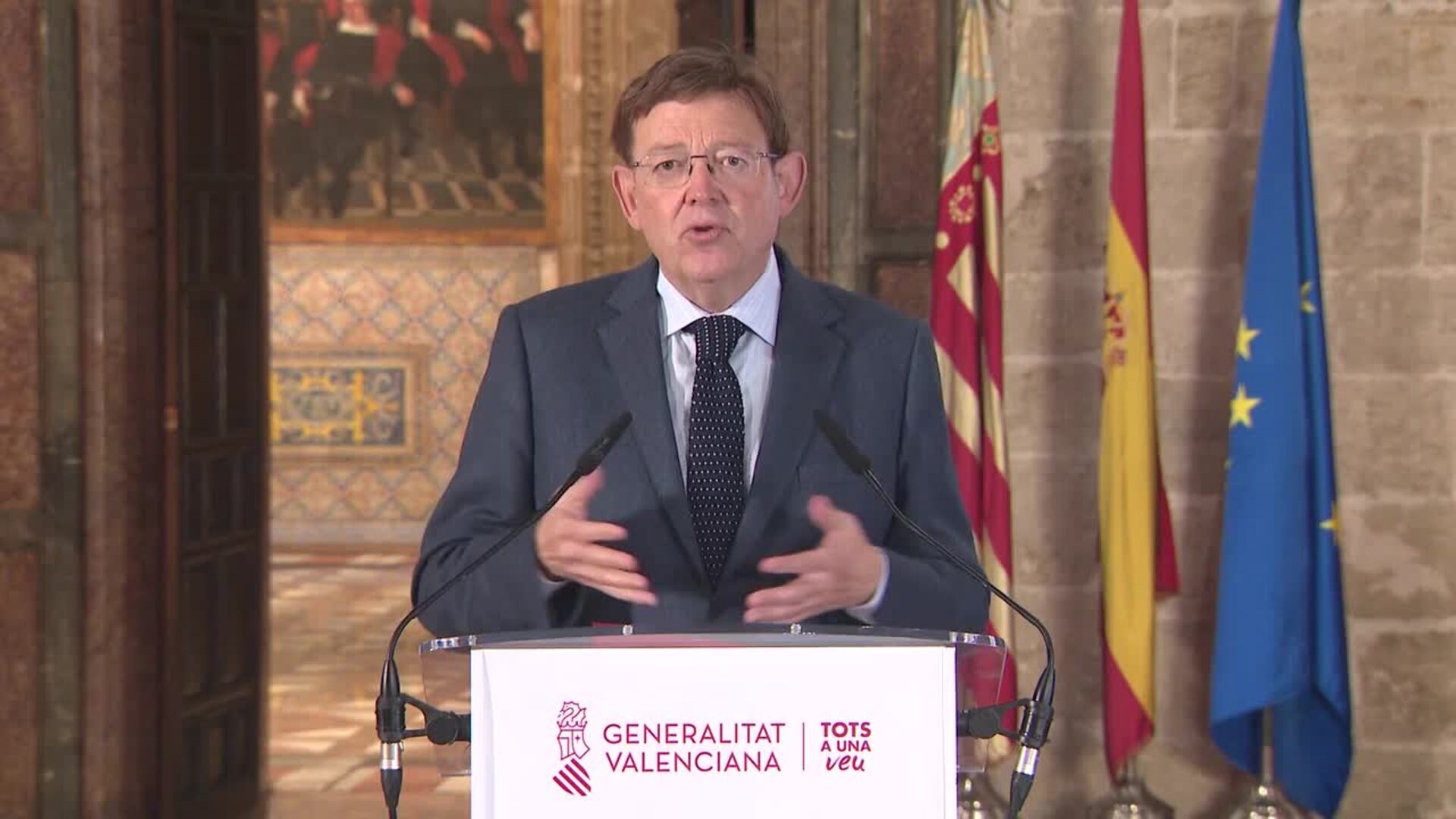 Puig destaca el &quot;papel crucial&quot; de los jóvenes: &quot;Basta ya de irresponsabilidades&quot;