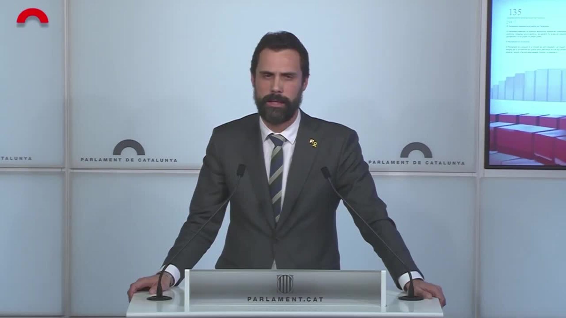 El TC advierte a Torrent de que incurrirá en responsabilidades penales