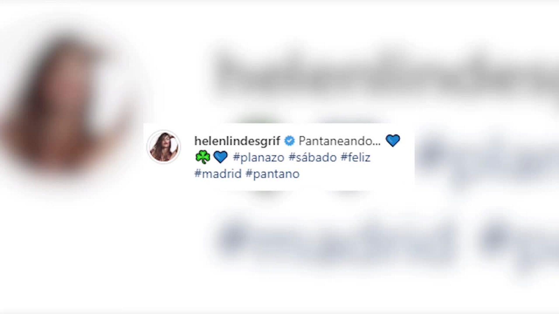 Helen Lindes disfruta del domingo &quot;pantaneando&quot; junto a sus hijos