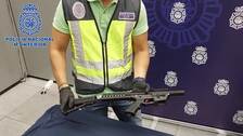 La Policía interviene un subfusil ensamblado con piezas impresas en 3D