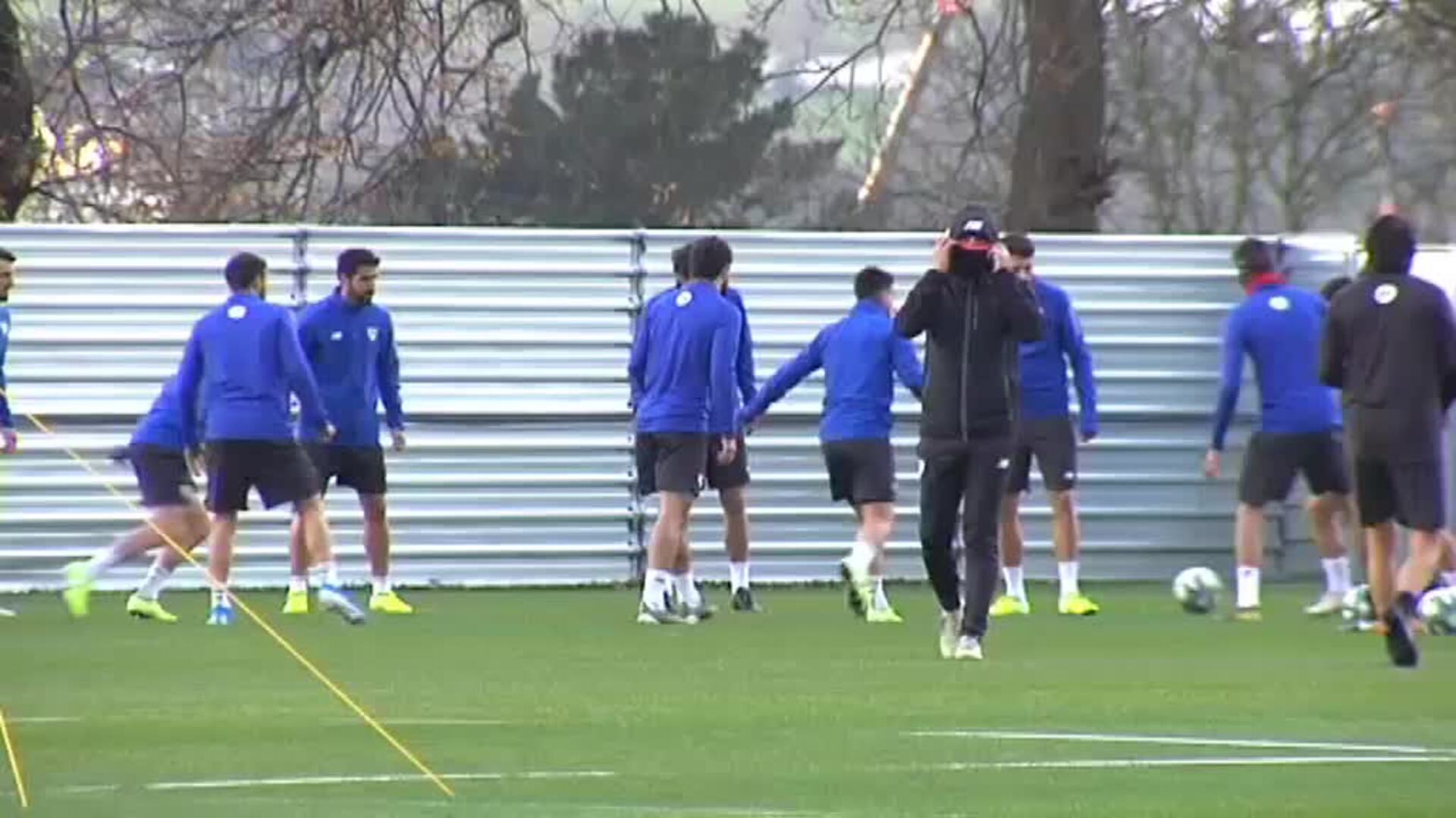 El Athletic sigue preparando el partido contra el Celta