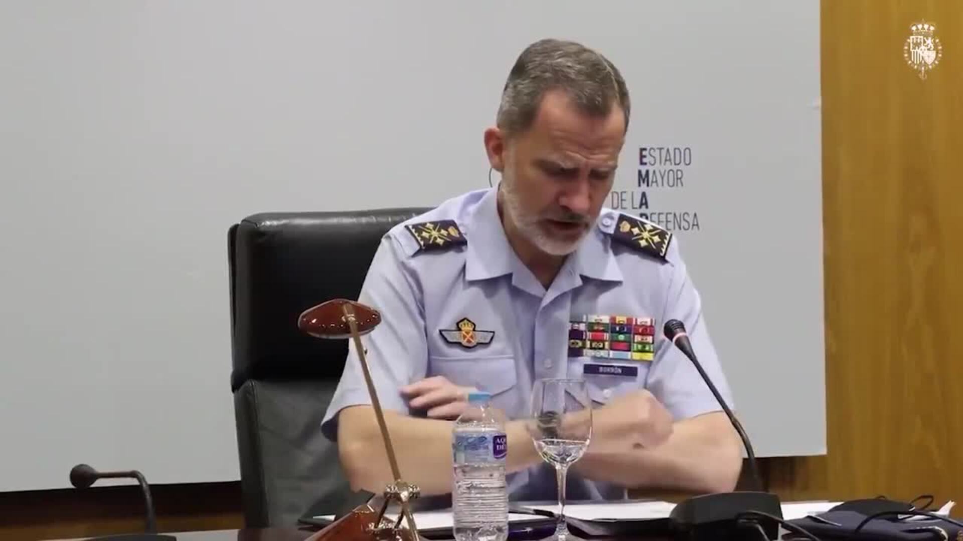 El Rey muestra orgullo por la &quot;identificación&quot; de la ciudadanía con las Fuerzas Armadas