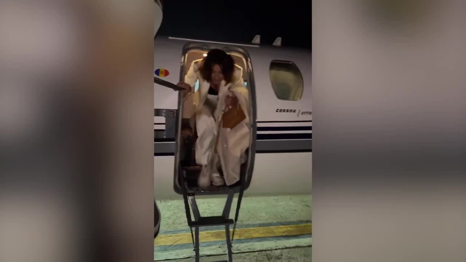 Paz Padilla al más puro estilo Hollywood viaja en jet privado