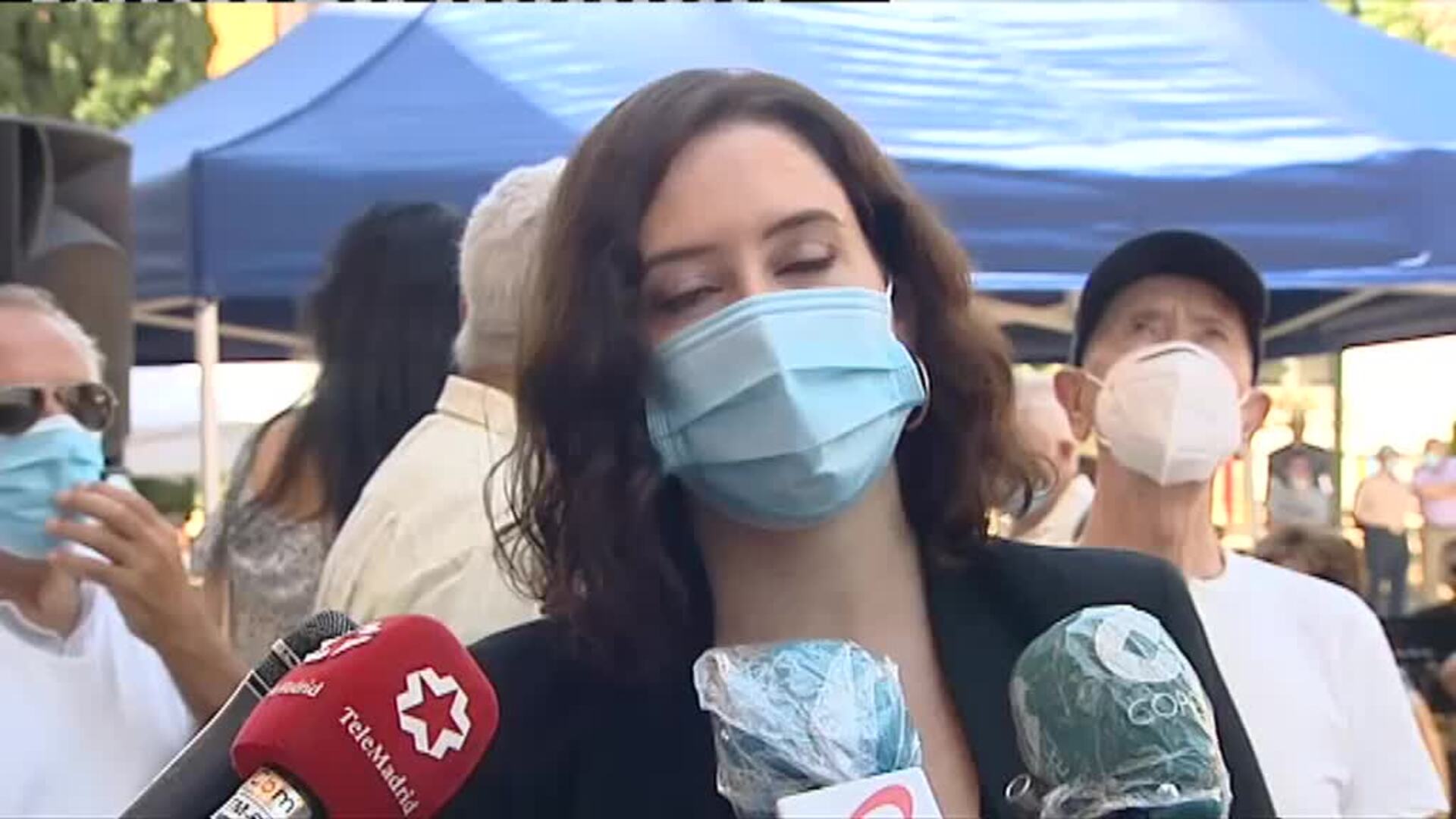 Ayuso dice que la situación en la Comunidad de Madrid es &quot;relativamente buena&quot;