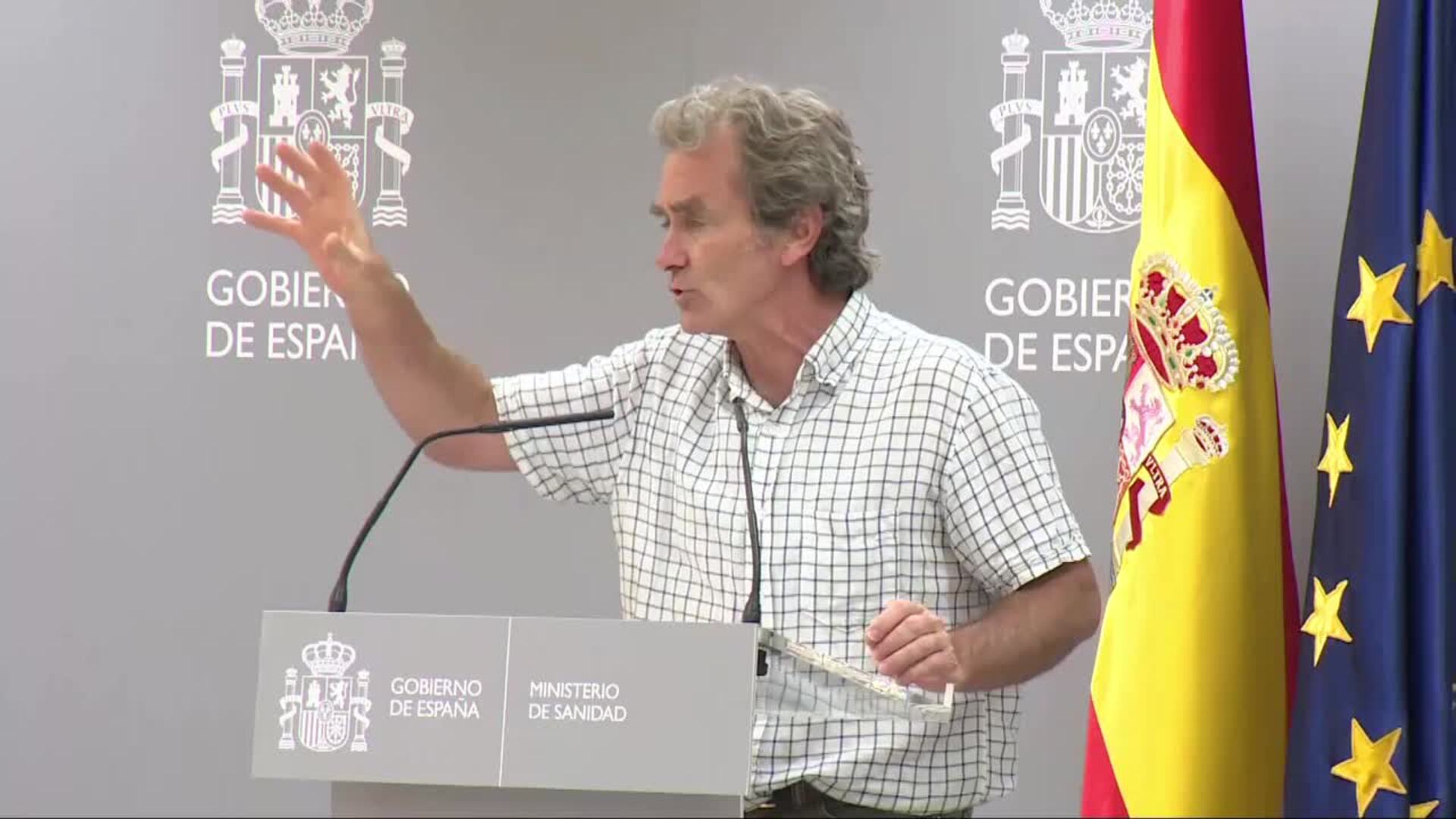 Simón descarta el término &quot;segunda ola&quot; de momento