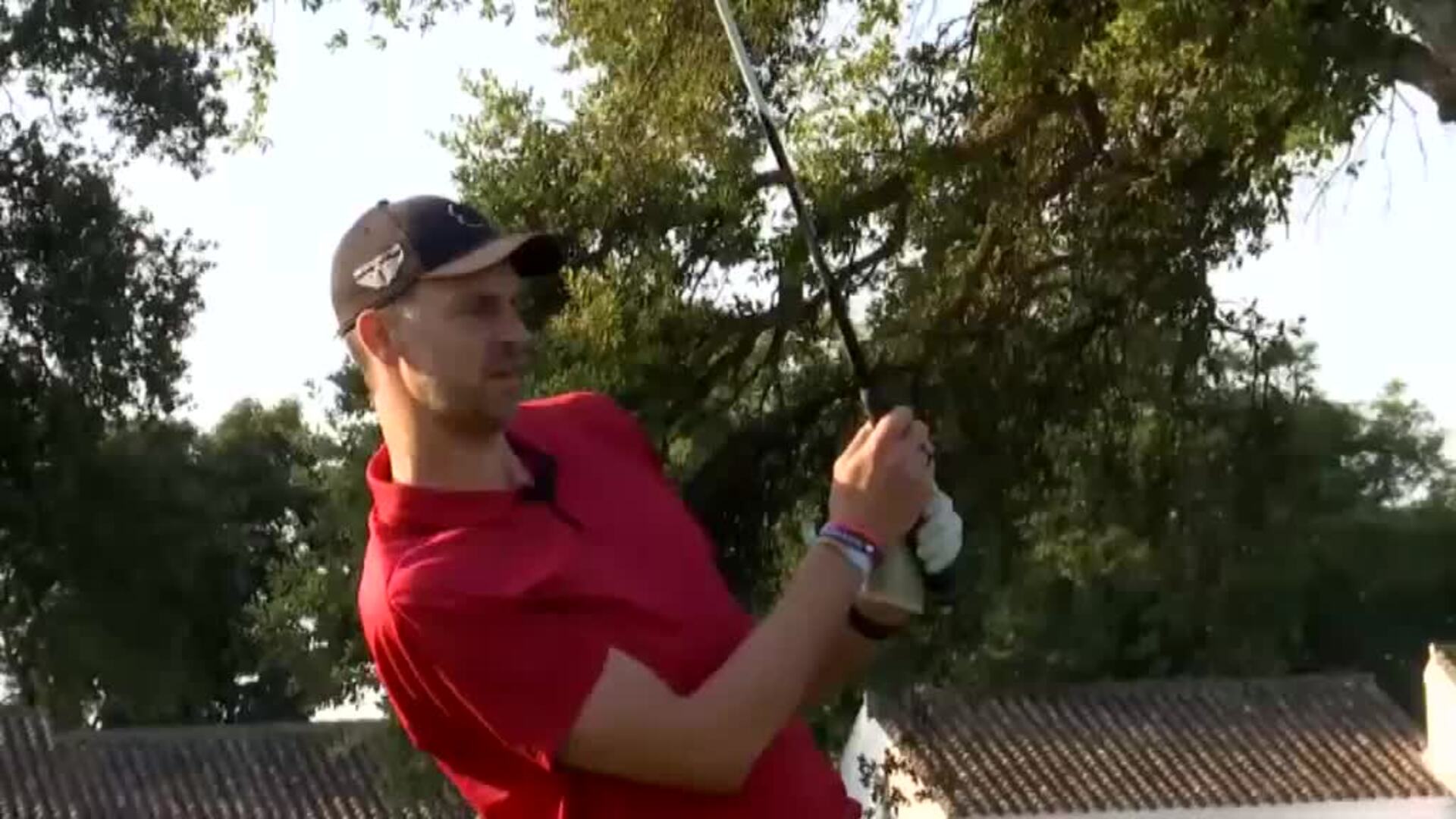 Pau Gasol, con Jon Rahm en Valderrama