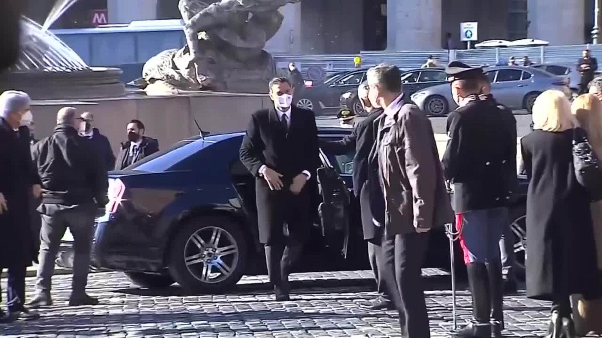 Italia y la UE dan su último adiós a Sassoli en un funeral de Estado en Roma