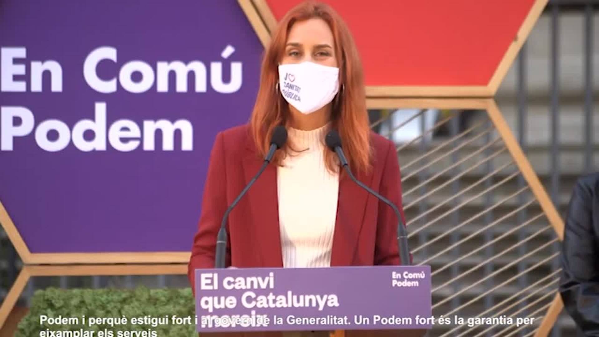 Albiach: &quot;El desgobierno de ERC y JxCat no ha funcionado&quot;