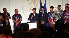 Macron recibe al PSG en el Palacio del Elíseo