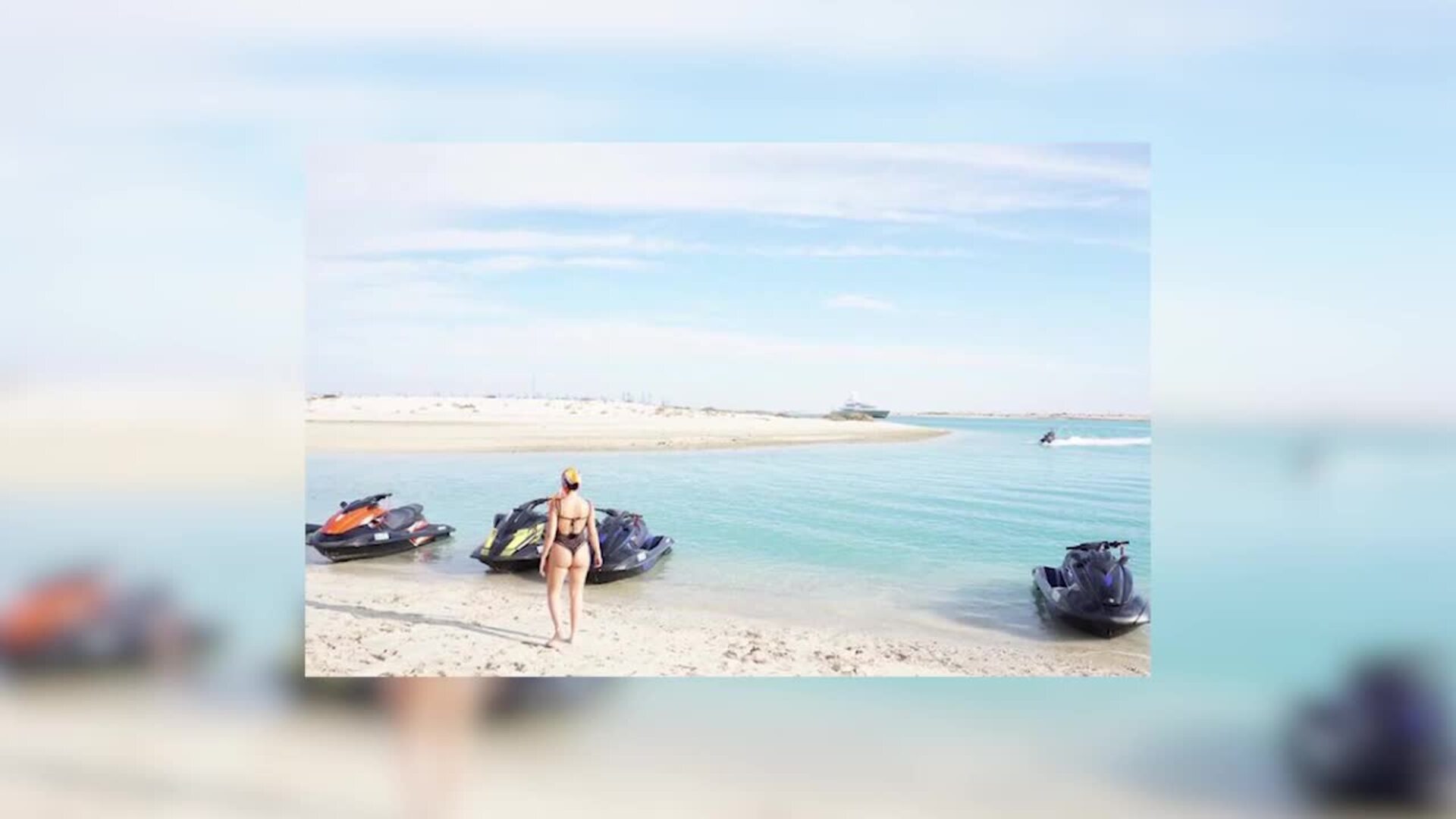 Georgina Rodríguez estrena 2021 con un posado en la playa