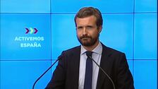 Casado advierte de que el PP no será «muleta de Sánchez» porque quiere derrotarle y gobernar