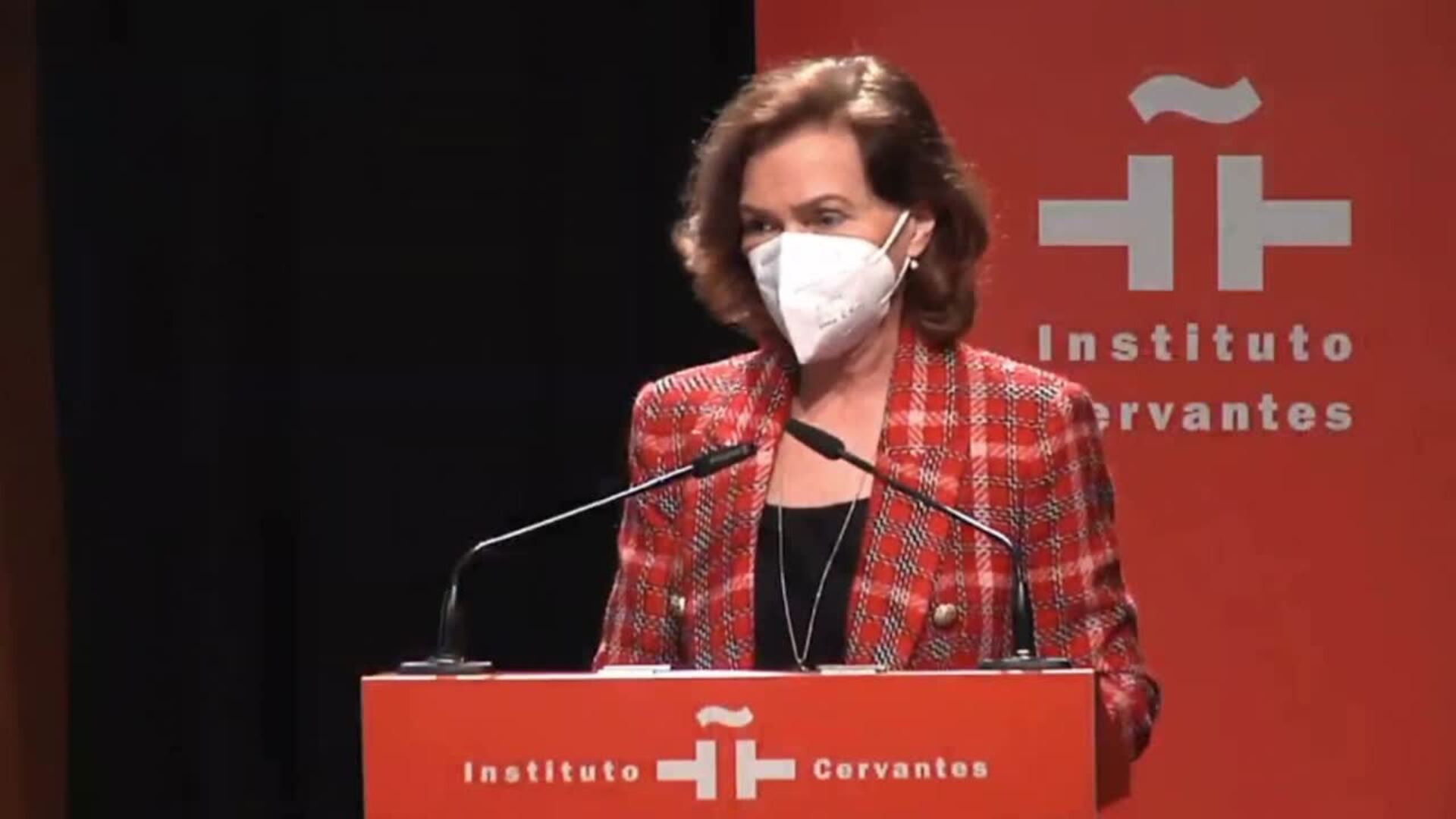 Calvo llama a juventud a &quot;saber estar&quot; cuando aparezcan &quot;nubarrones&quot; contra democracia