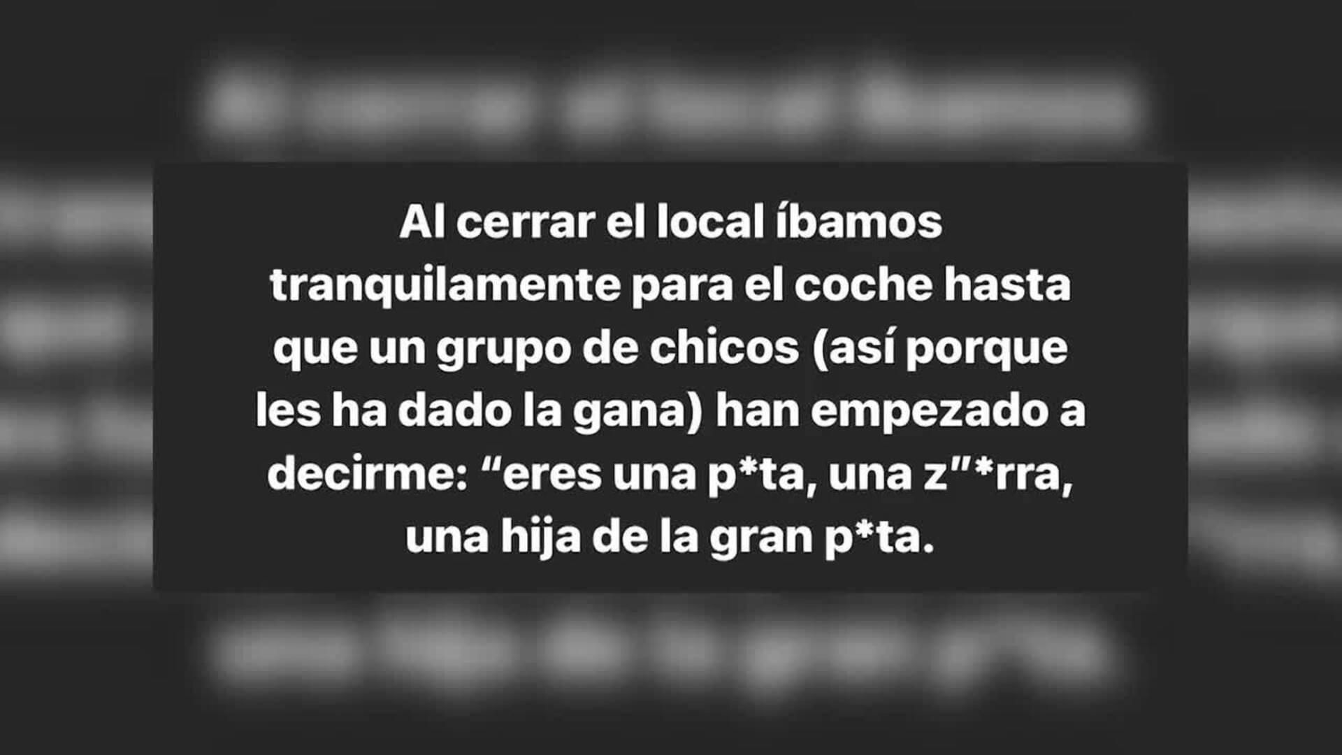 Sandra Pica denuncia haber recibido &quot;insultos&quot; tras una velada con sus amigos