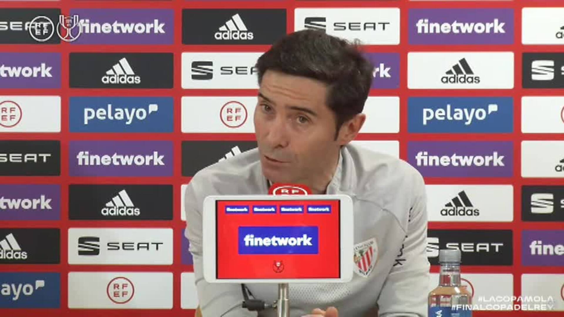 Marcelino, convencido de que la &quot;mochila&quot; que tuvieron contra la Real no les condicionará contra el Barça