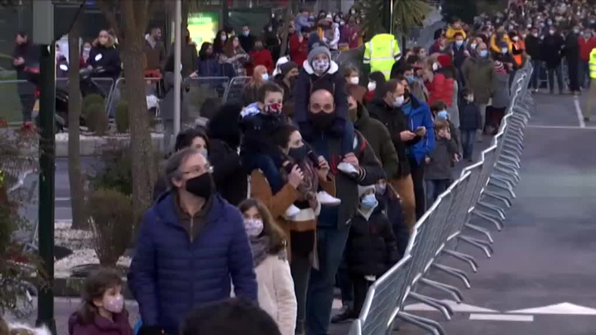 Multitudinaria cabalgata de Reyes Magos en Vigo