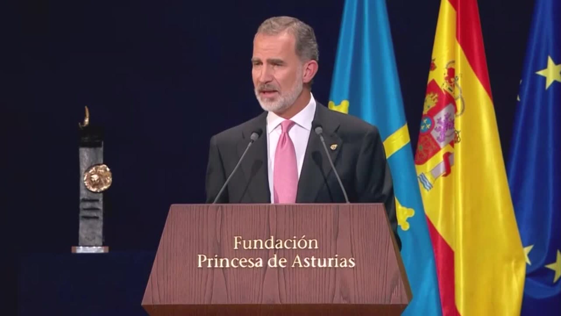 El Rey hace &quot;defensa firme y constante&quot; de los valores democráticos