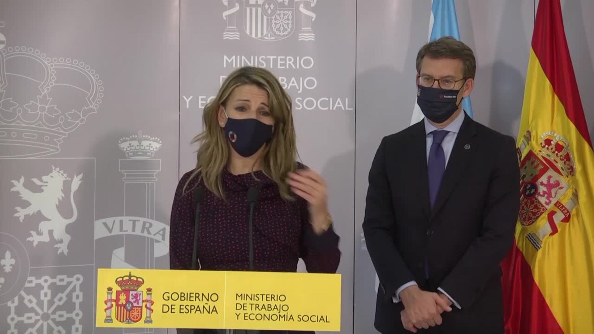 Díaz recuerda el &quot;positivo efecto&quot; de medidas en defensa del empleo en Galicia