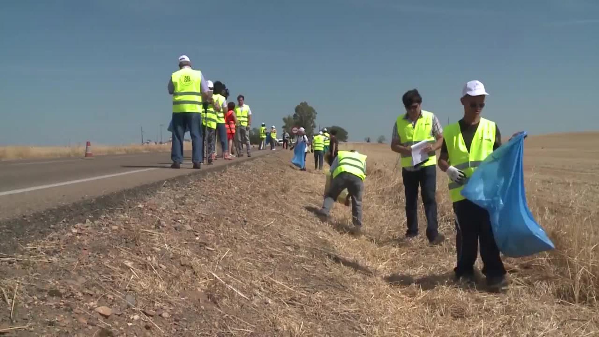 Seo Birdlife y Ecoembes luchan contra la basura en las cunetas