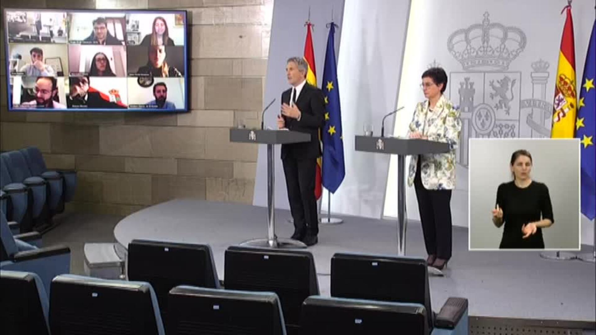 Marlaska asegura que la &quot;supuesta vulneración&quot; de Rajoy al confinamiento está siendo investigada