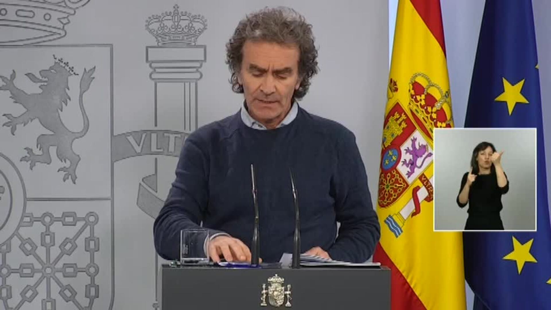 Simón explica los criterios utilizados para permitir el paso a la fase 1