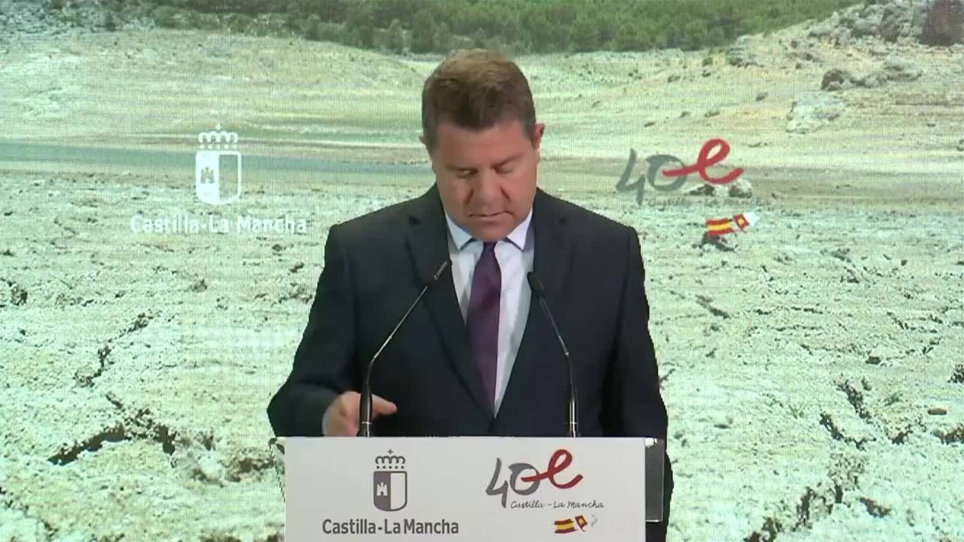 Page valora la aprobación del plan del Tajo como &quot;un apretón muy importante&quot;