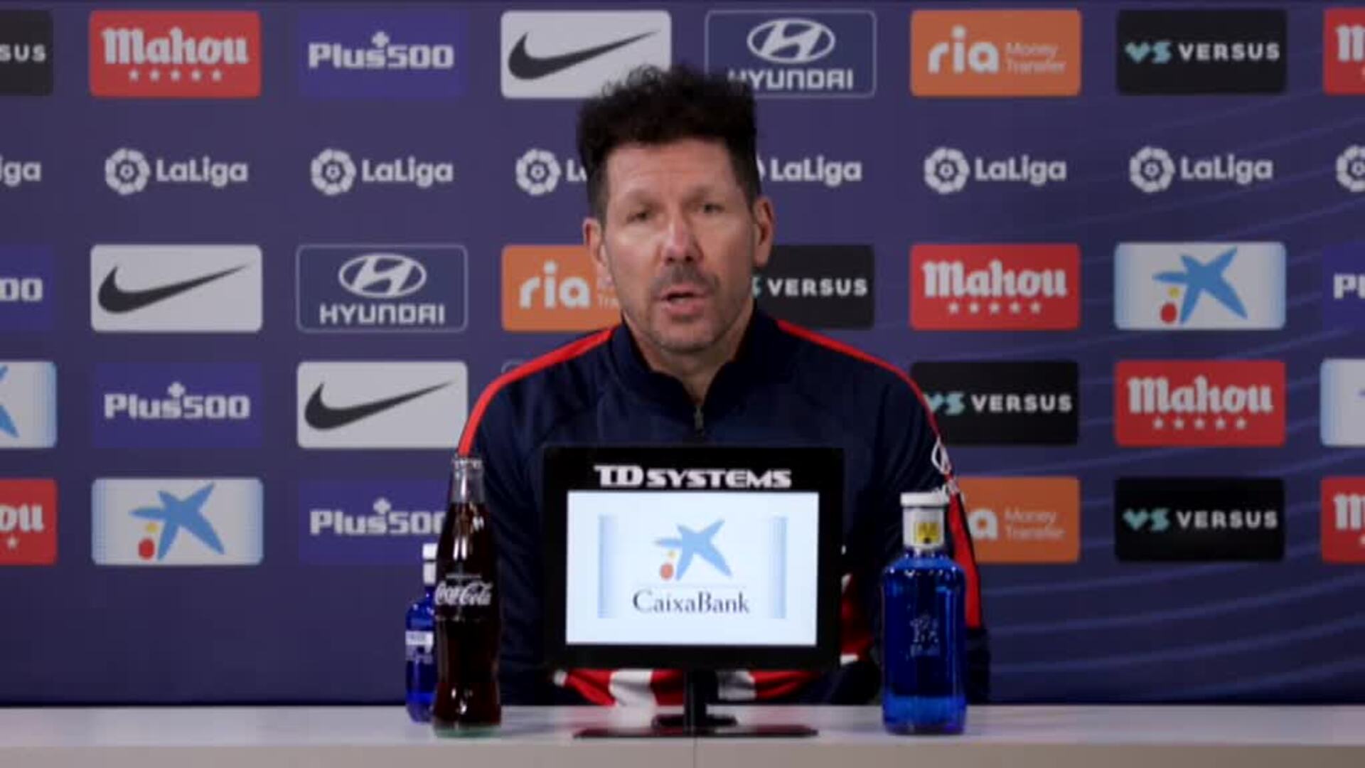 Simeone, tras los positivos de Hermoso y Carrasco: &quot;Hay que convivir con este tipo de situaciones&quot;