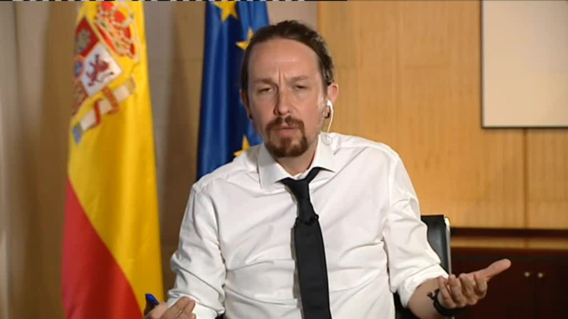 Iglesias: &quot;La imagen que está dando en el exterior el anterior jefe del Estado cuando huye del país no es buena&quot;